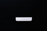 White wooden finger pull frontal view